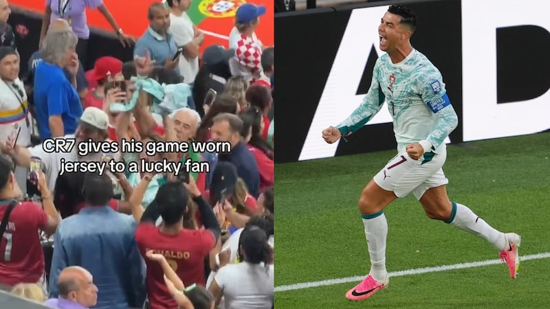Ronaldo hands sister game-worn jersey after Portugal’s win over Croatia at Toronto Stadium
