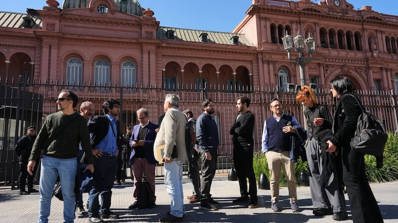 Argentina's leader bars journalists from government HQ, raising concerns about press freedom