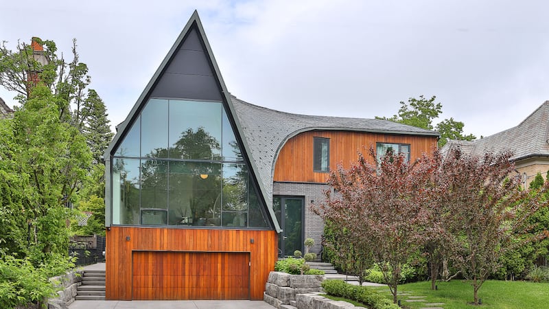 This 'once-in-a-lifetime' home known as the 'Bezier Curve House' is on the market again for $8M