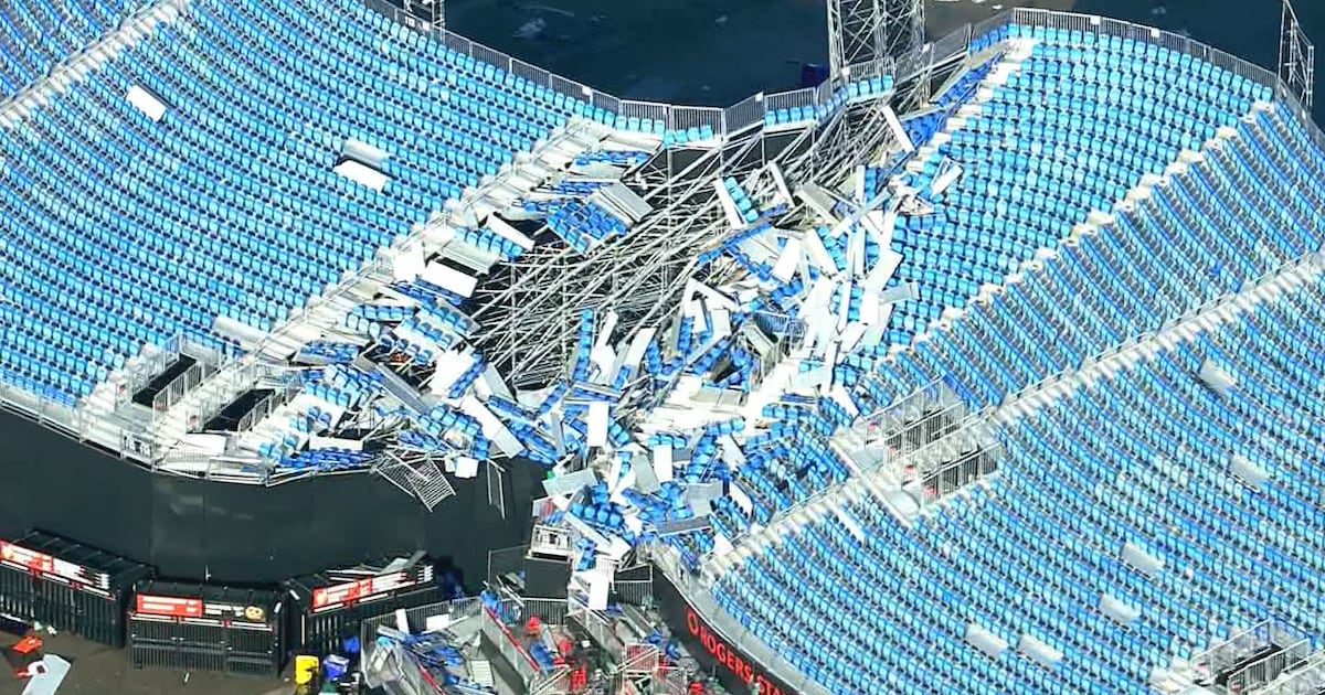 Rogers Stadium suffers significant damage