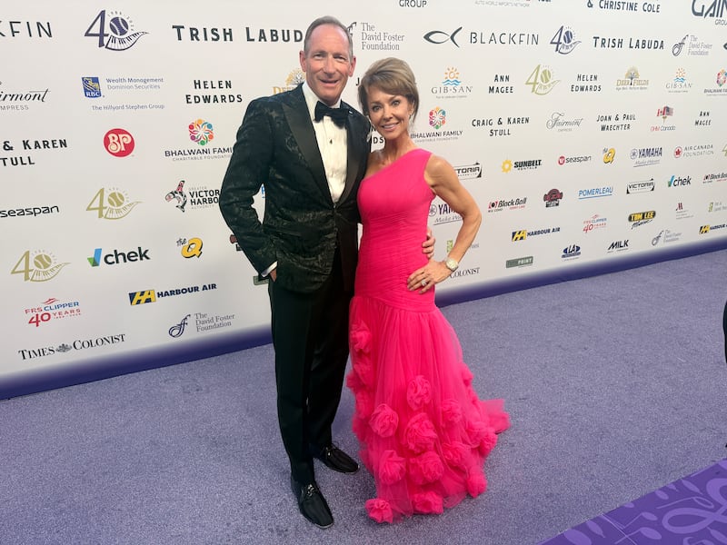 Michael Ravenhill, CEO of the David Foster Foundation, attends the organization’s 40th anniversary gala in Victoria on Friday, Aug. 7, 2026. Ravenhill is encouraging Canadians to register as organ donors and discuss their wishes with their families.