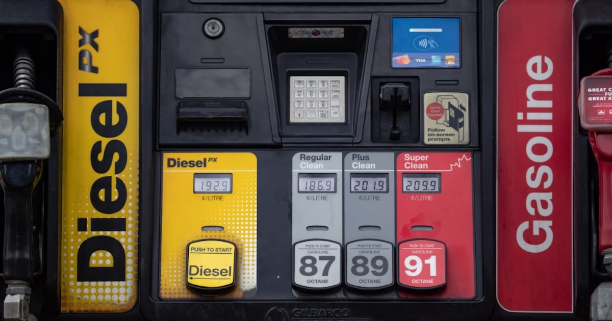 Canadian pump prices