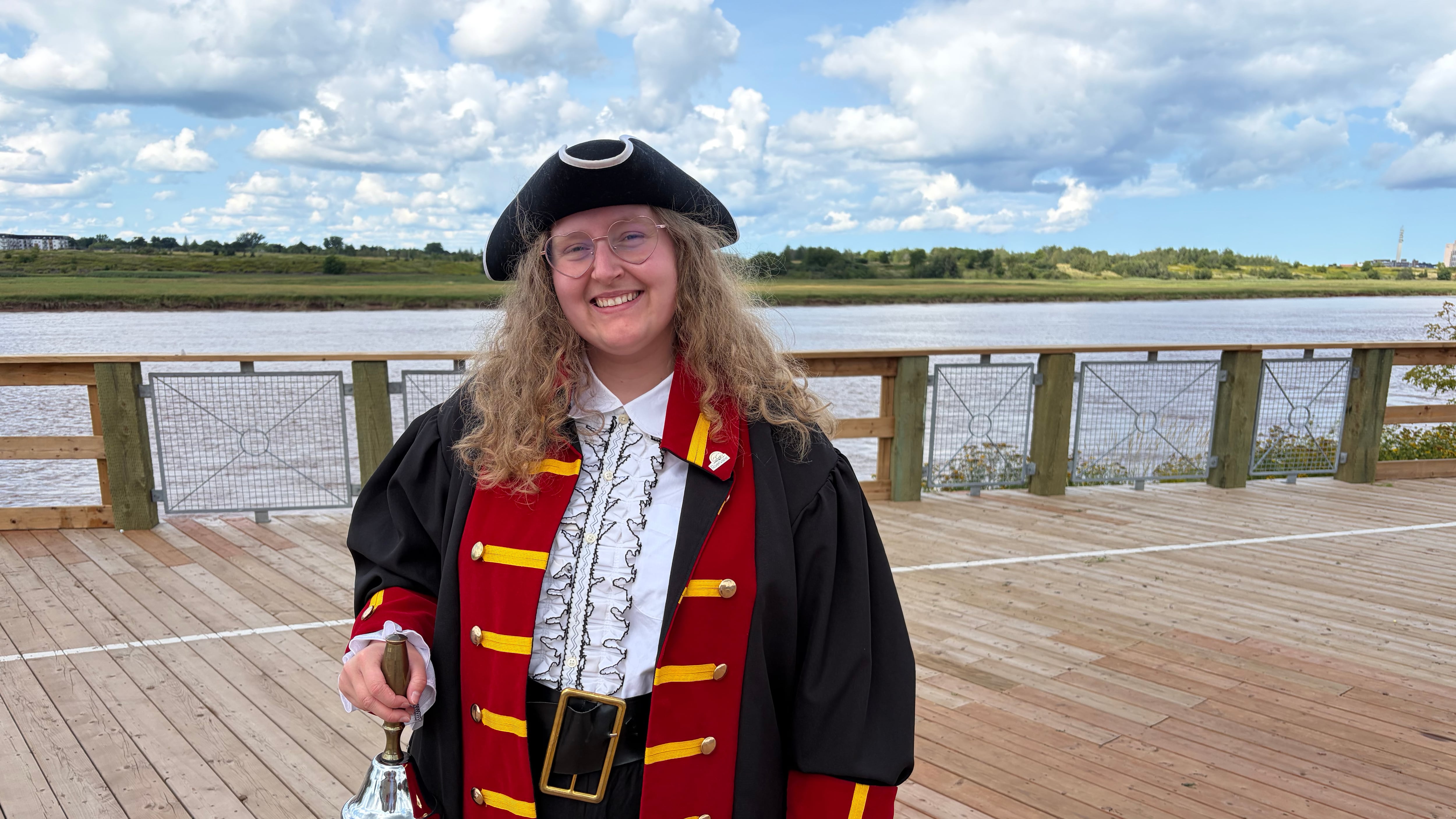 A photo of Summer Gallant, Riverview’s new town crier. (Derek Haggett/CTV News)