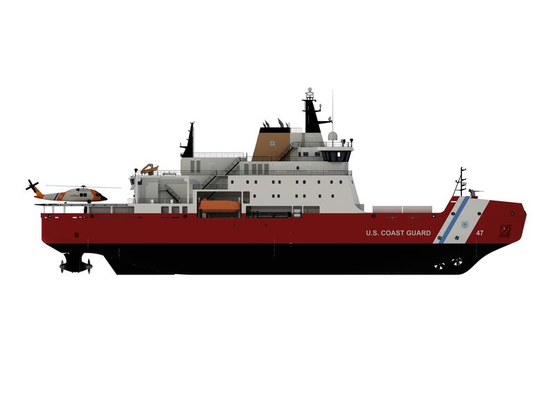 Seaspan says the vessels can operate in up to 1.2 metres of ice and have a range of approximately 22,000 kilometres. (Handout)