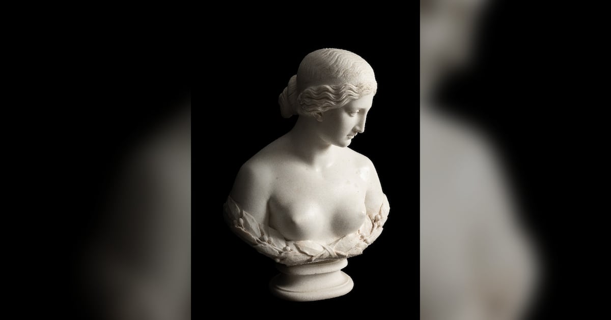 Rare Hosmer sculpture discovered in a rural England garden