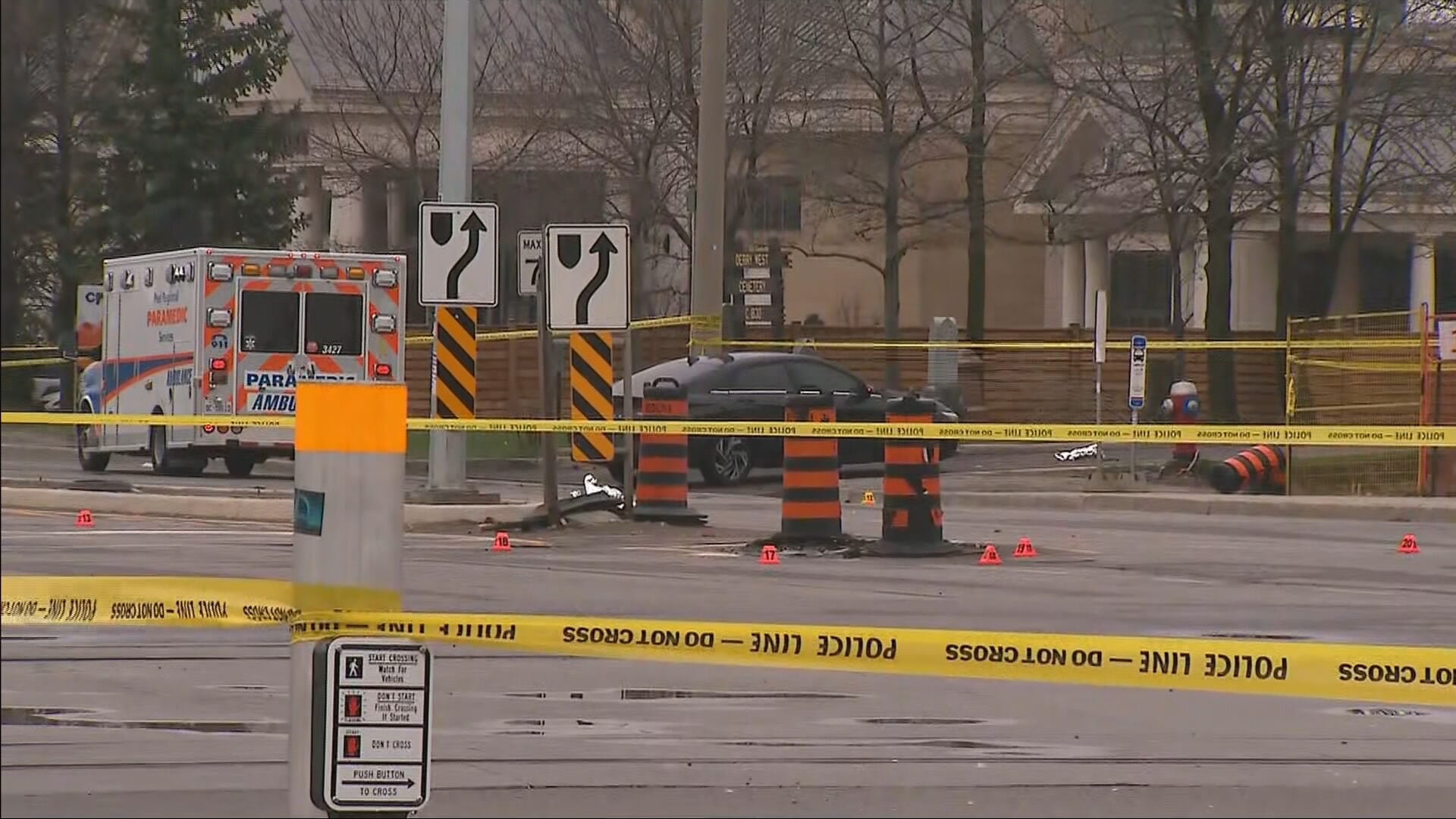 Man dies after being struck by two vehicles in Mississauga