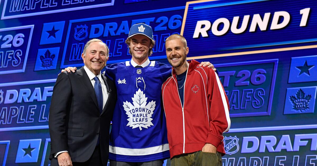 Maple Leafs select Gavin McKenna first overall at NHL draft