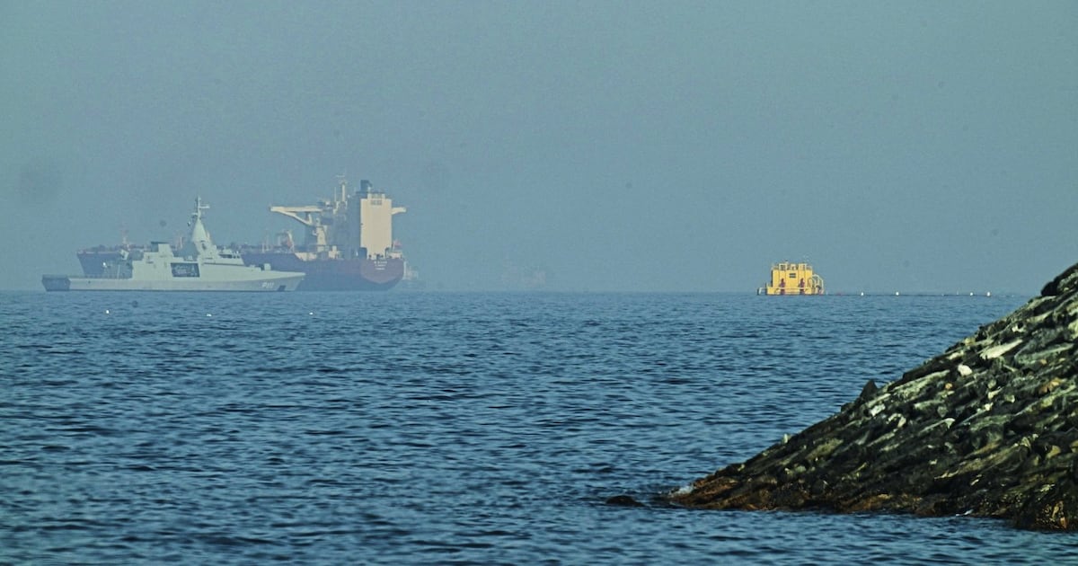 Trump says the U.S. will ‘guide’ stranded ships from the Strait of Hormuz ...