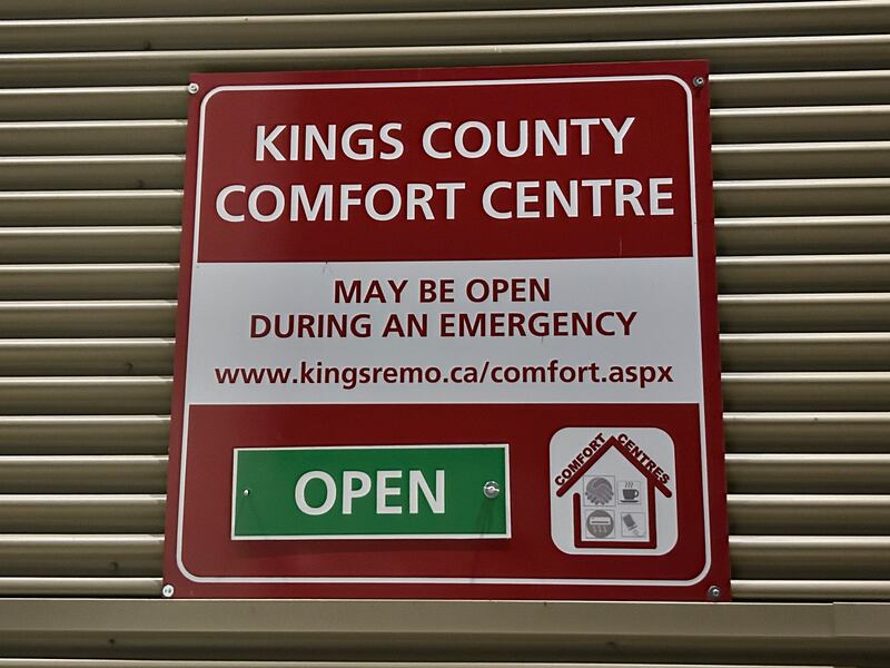 Kings County Comfort Centre is open due to the wildfire evacuation on Sept. 29, 2025. (CTV Atlantic/ Mike Lamb)