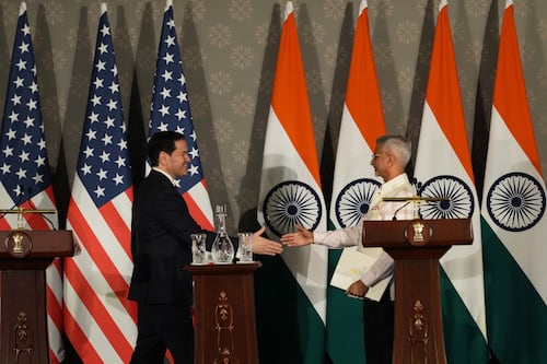 Rubio tries to tackle a trust deficit between Washington and Delhi on first official India trip