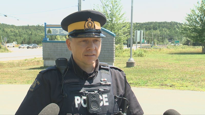 Lunenburg RCMP Cpl. Dominic Laflamme is pictured on July 28, 2026.