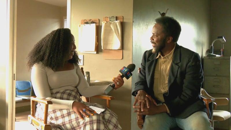 Your Morning Atlantic's Lataevia Beezer visits actor Harold Perrineau on the set of "From" in Beaver Bank, N.S.
