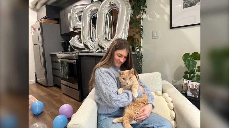 My Grandfather’s Cat cofounder Angela Rafuse is pictured. (CTV Atlantic / Emma Convey)