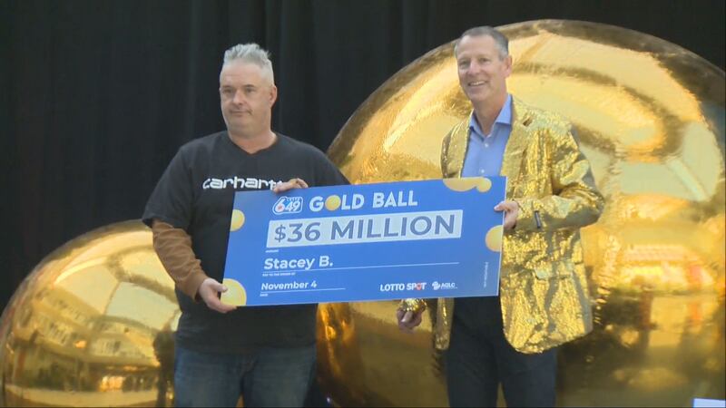Albertan Stacey Boyce wins $36M on Lotto 6-49.