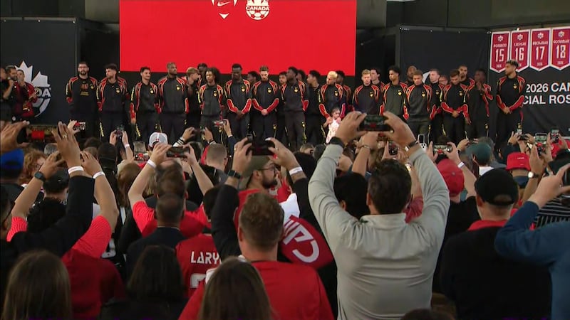 ‘It’s finally here’: Team Canada gets big send-off ahead of World Cup opener