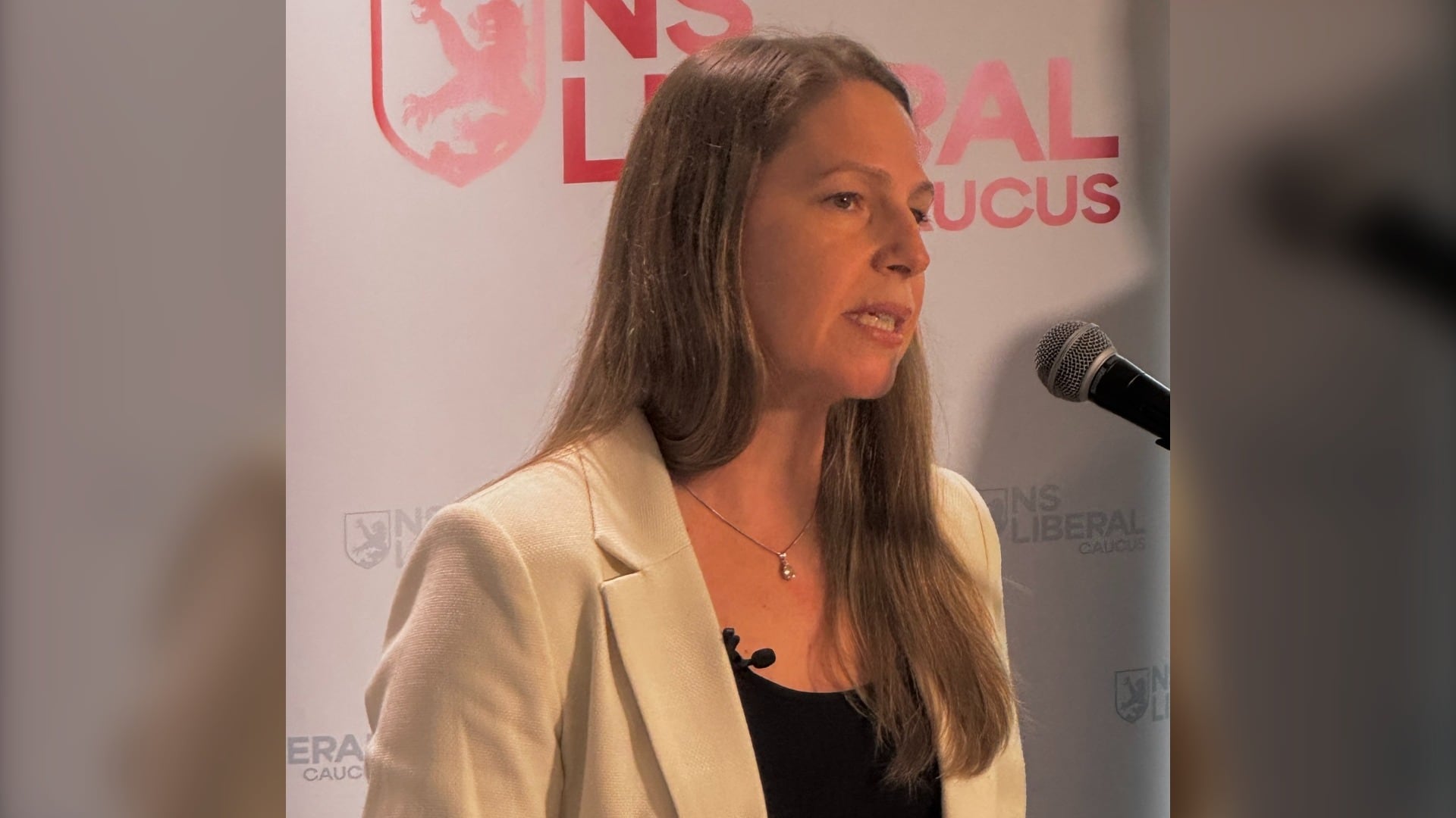 Former Progressive Conservative MLA Becky Druhan announces plans to join the Nova Scotia Liberal Party on May 11, 2026. (Becky Druhan/Facebook)