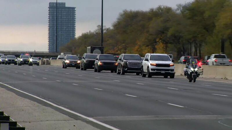 Taylor Swift got the royal treatment as Toronto police shut down a portion of the Gardiner Expressway to escort the megastar downtown on Thursday, Nov. 21, 2024.