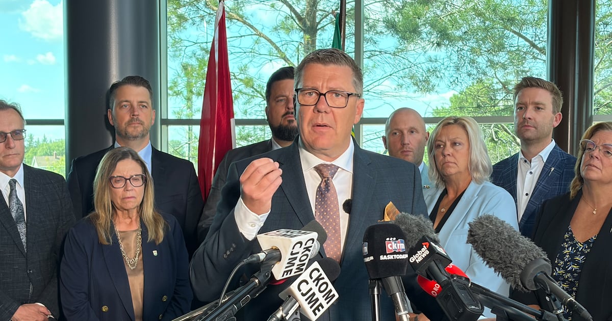 Saskatchewan premier announces 50% tariff on American liquor