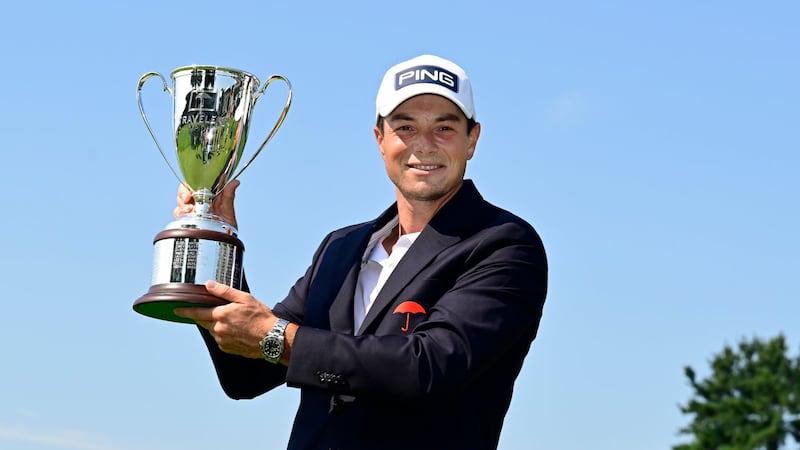 Viktor Hovland wins Travelers in Monday playoff when Scheffler misses short birdie putt
