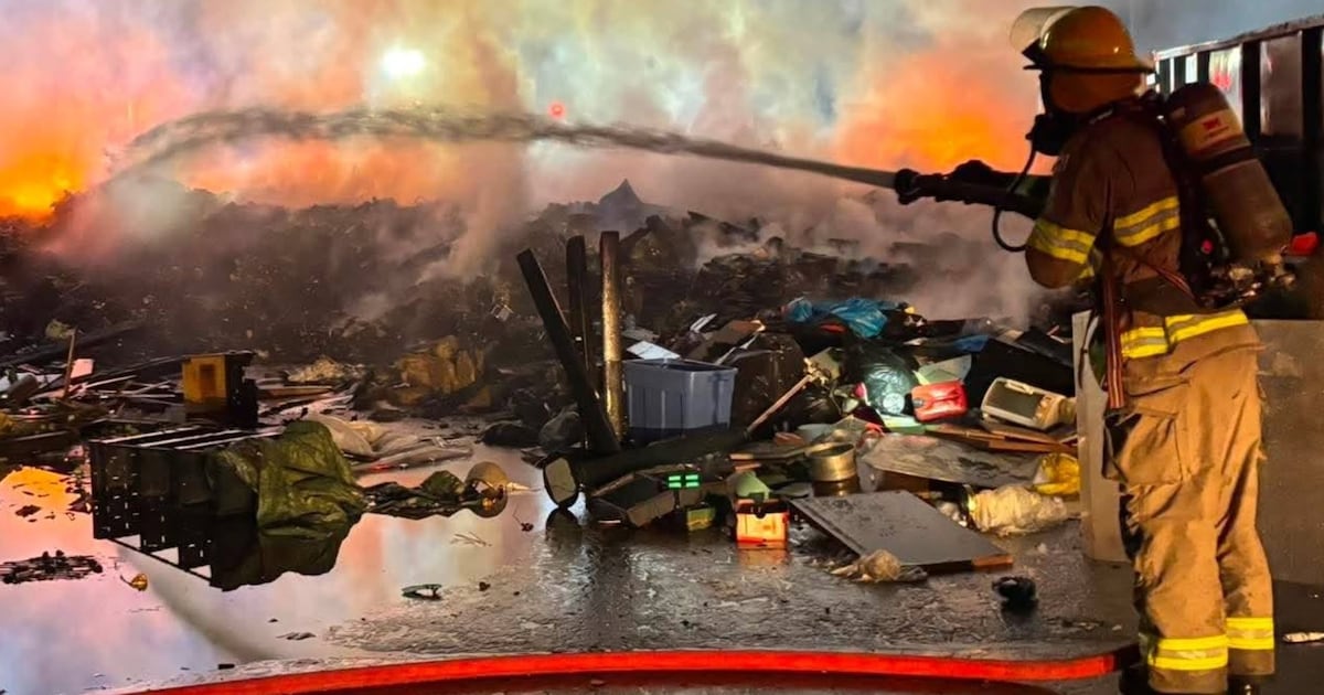 B.C. waste transfer station fire likely caused by lithium-ion battery