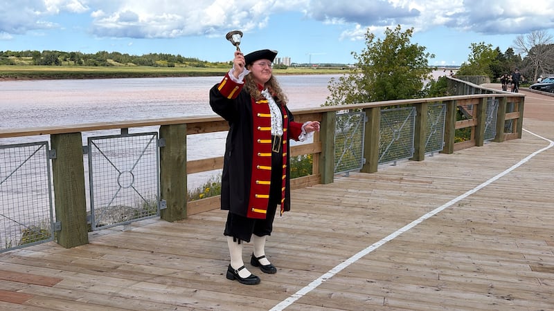 A photo of Summer Gallant, Riverview’s new town crier. (Derek Haggett/CTV News)