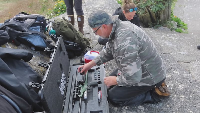 Dr. Martin Haulena, executive director and head veterinarian of the Vancouver Aquarium Marine Mammal Rescue Society, helped lead the disentanglement operation.