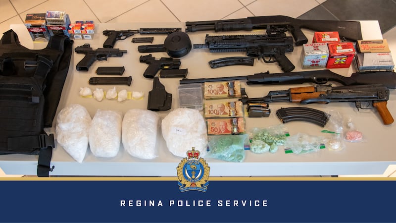 Months-long drug probe sees $115K worth of narcotics, guns seized in Regina