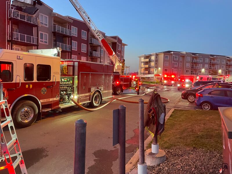 An apartment is pictured near 119 Hanwell Drive in Middle Sackville, N.S. (Carl Pomeroy/CTV Atlantic)
