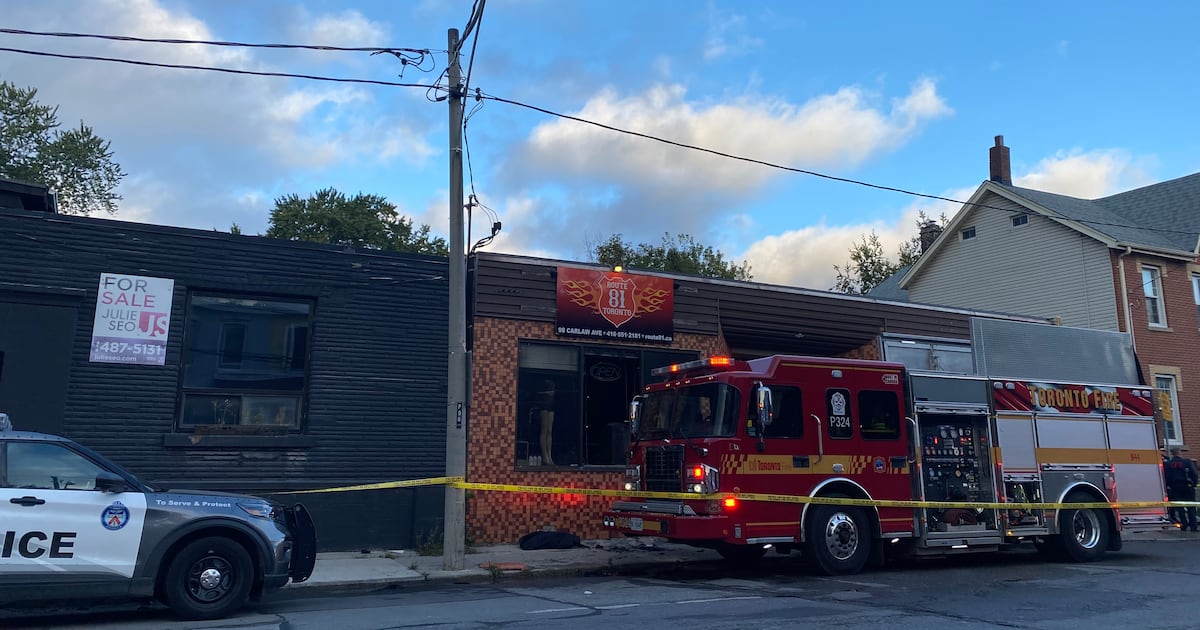 Fire at Toronto Hells Angels retail store