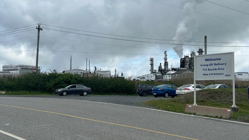Irving Oil’s Saint John Refinery is pictured on June 30, 2025. (CTV Atlantic / Avery MacRae)