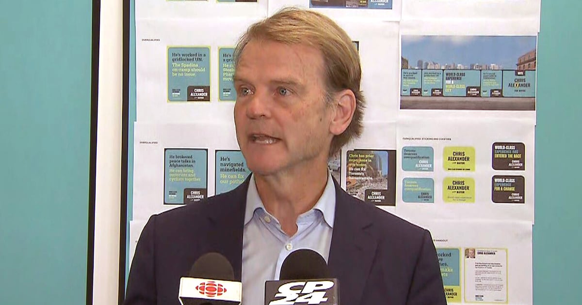 Chris Alexander drops out of Toronto mayor's race