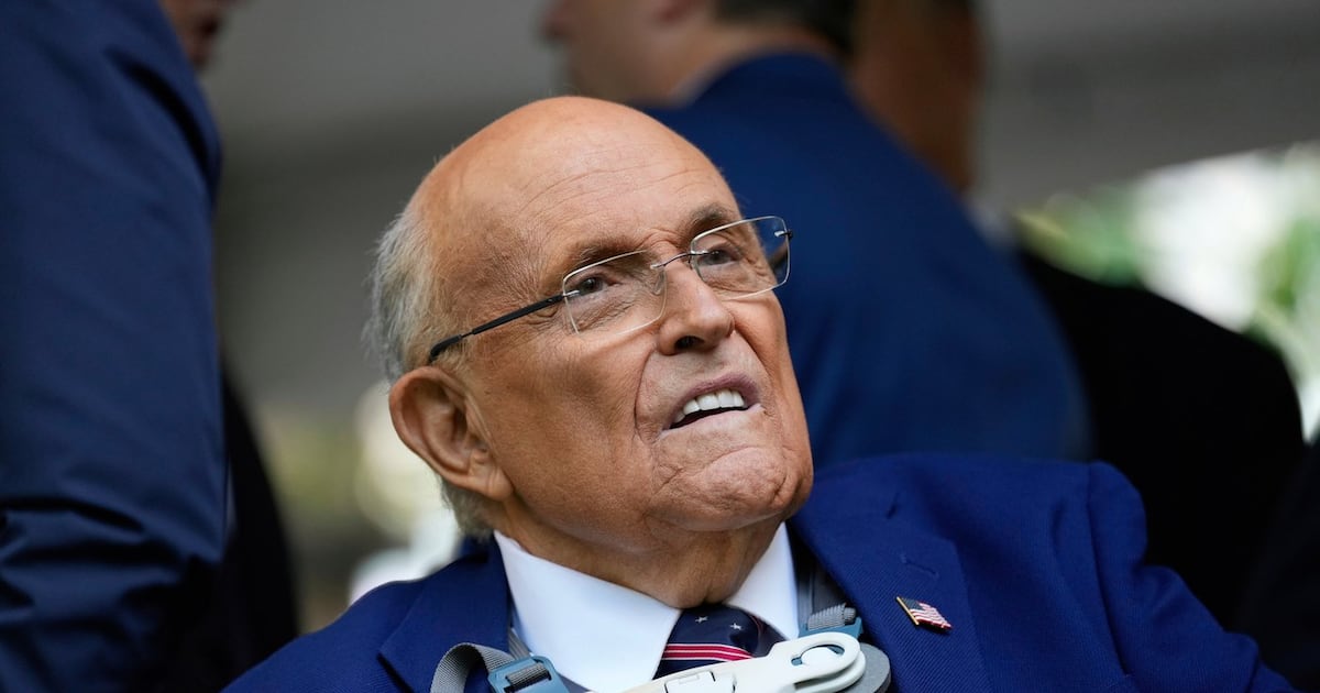 Rudy Giuliani hospitalized in critical condition, his spokesman says