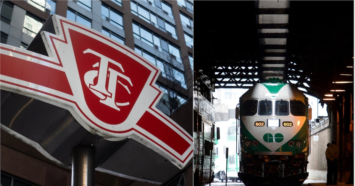 No Train Service on Parts of TTC Line 2 and Lakeshore West GO