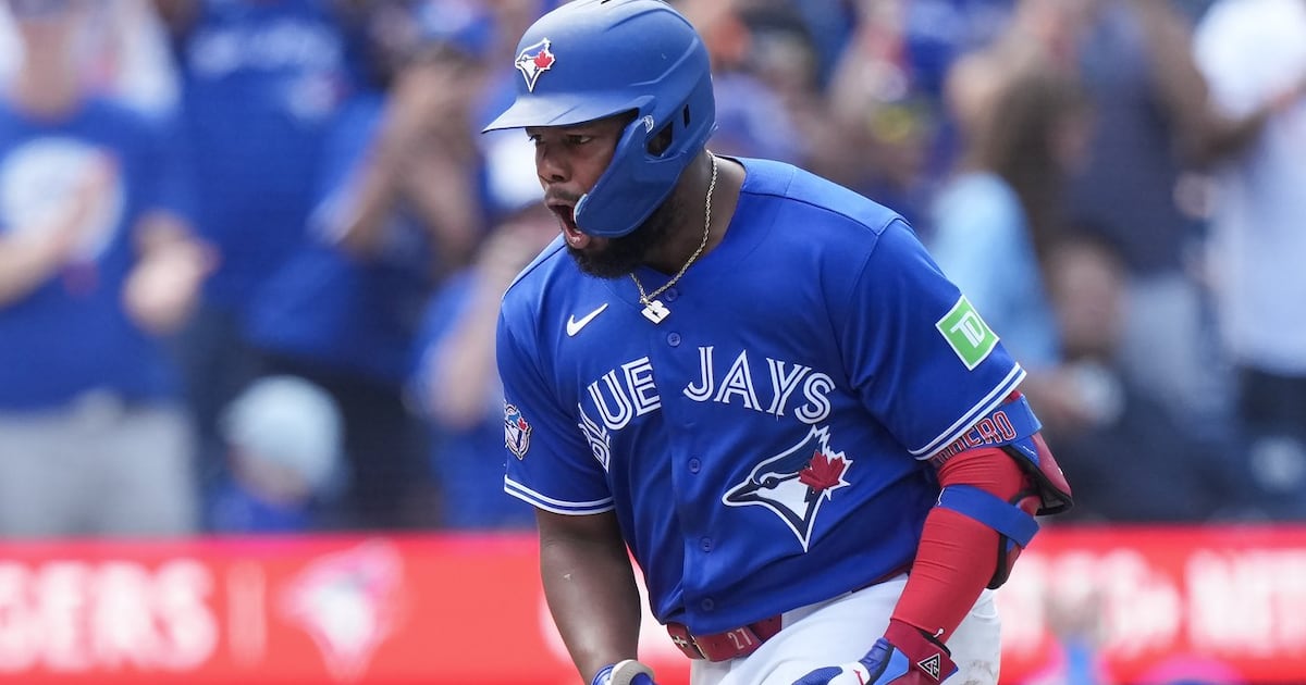 Guerrero erzielt seinen ersten Homerun der Saison im Rogers Centre ...