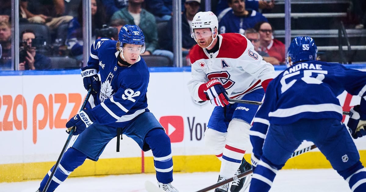 Canadiens top Maple Leafs in No. 1 pick Gavin McKenna's pro debut for Toronto