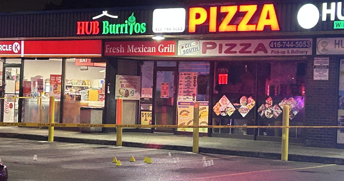 Bullets Strike North Etobicoke Business