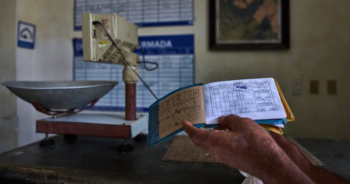 Cubans struggle to survive on pocket-size government ration books as ...