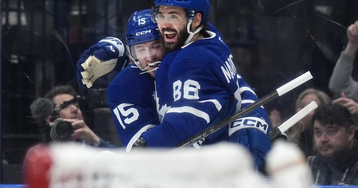 Moving Kirill Marchenko to line with John Tavares works for Maple Leafs