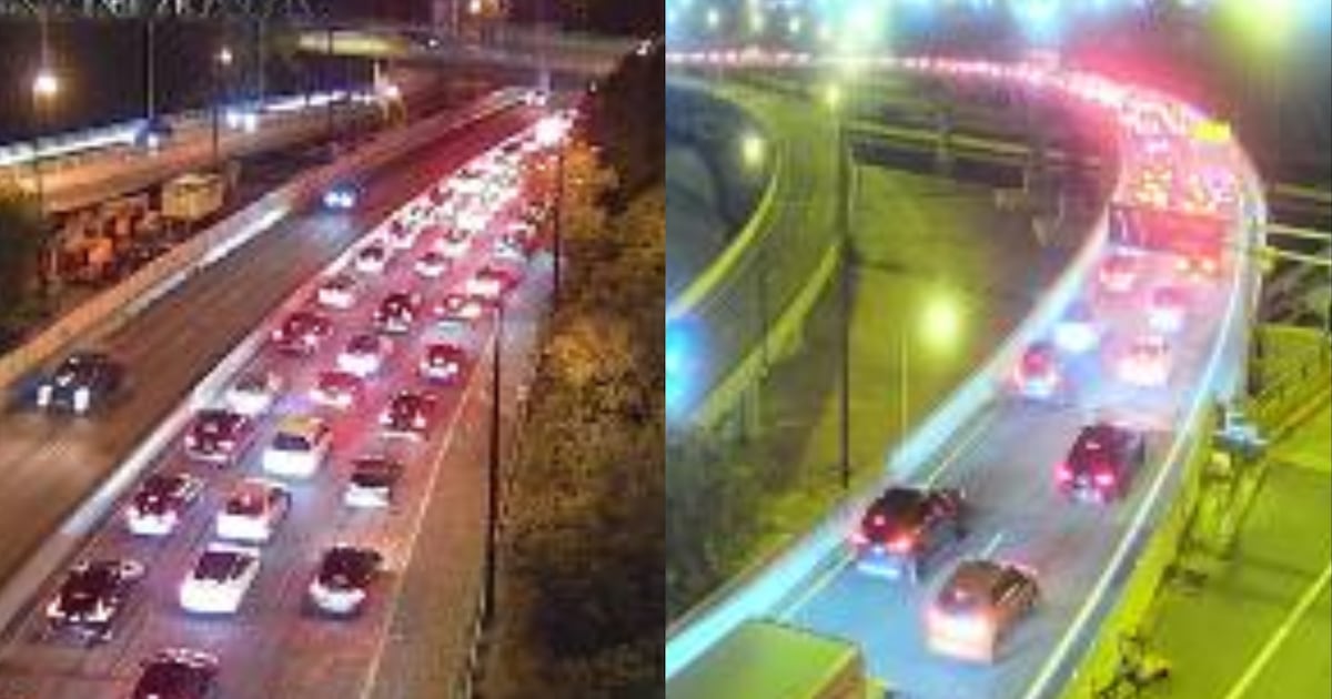 Multi-vehicle crash snarls traffic on DVP, Gardiner Expressway