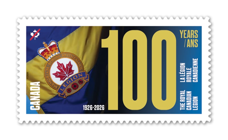 Canada Post is introducing a new stamp to mark the 100th anniversary of the  Royal Canadian Legion.