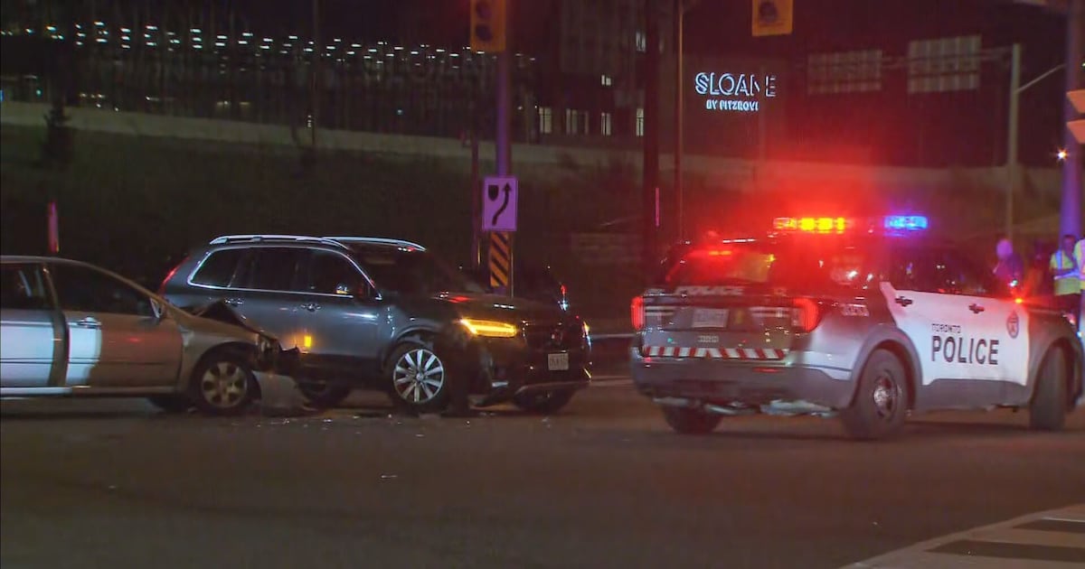 Two taken to hospital after collision near Yorkdale Mall