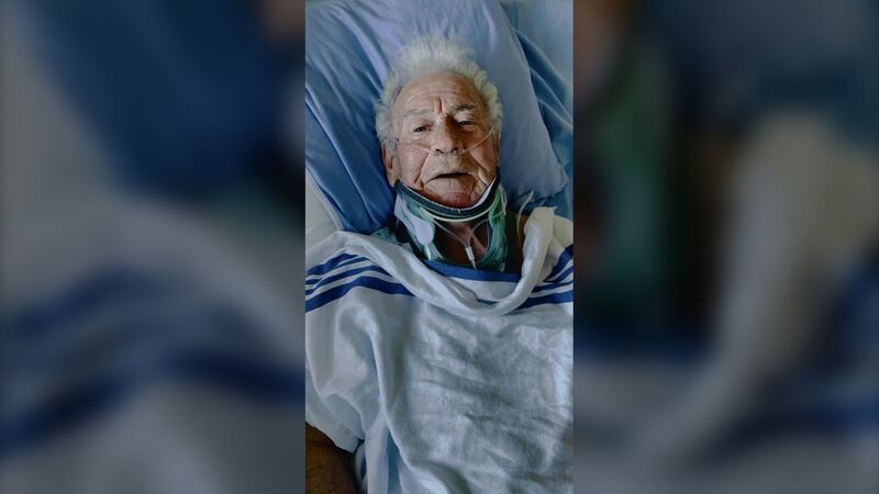 Gerard LeBlanc is seen recovering in the hospital. (Courtesy: Cindy Levesque)