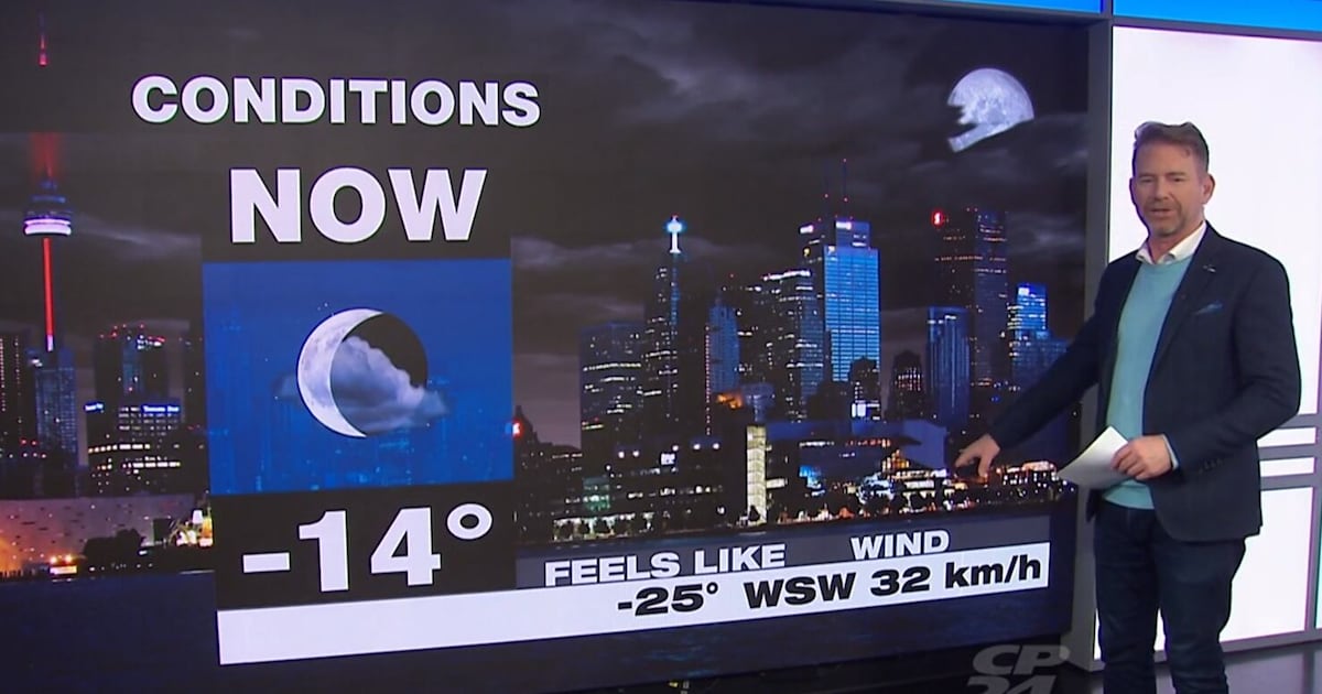 Toronto Weather Toronto weather: Bitterly cold winds, some snow to hit the city – CP24