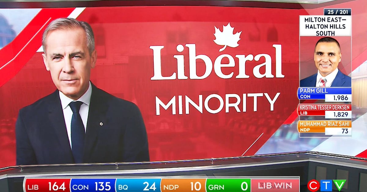 CTV News Projects Liberal Minority Government CP24 ctv-news-projects-liberal-minority-government-cp24