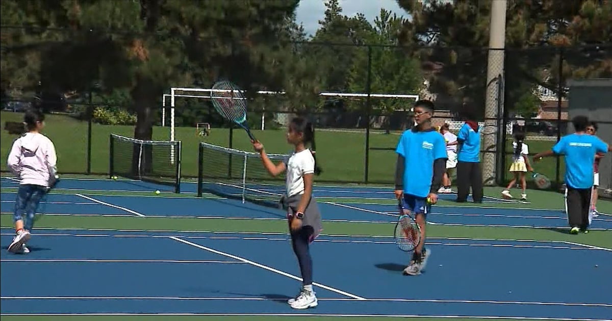New sports courts in Scarborough