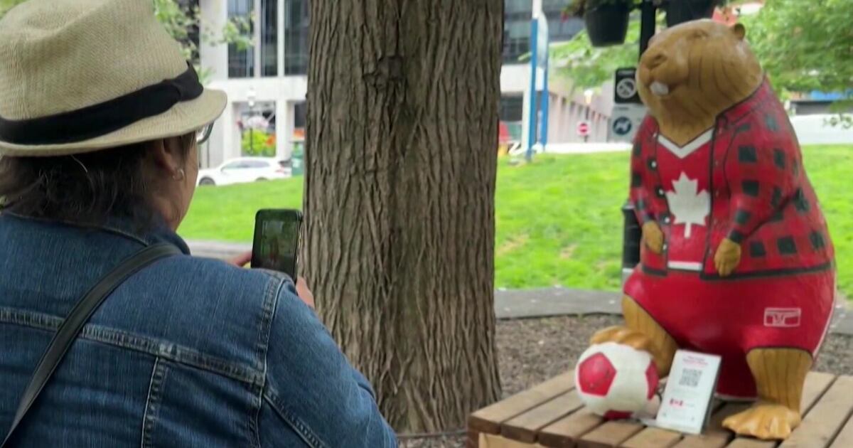 FIFA世界杯期间展出的多伦多老城海狸雕塑开始拍卖