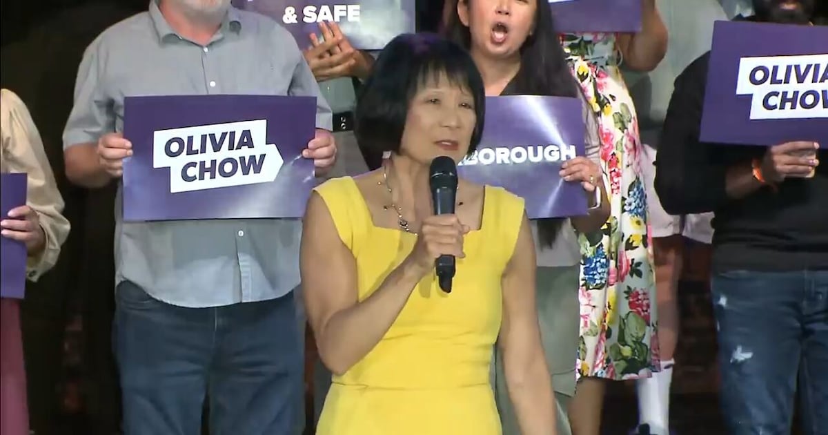 Olivia Chow launches re-election campaign for Toronto mayor